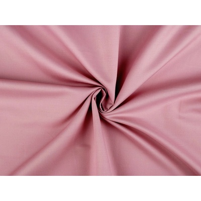 Bavlněný satén hladký šíře 220 cm Varianta: 5 retro pink starorůžová, Balení: 1 m