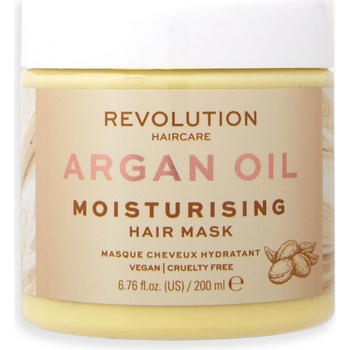 Revolution Haircare Moisturising Argan Oil maska na vlasy 200 ml