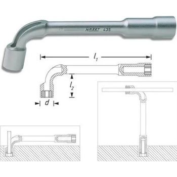 Image 1 of HAZET Глух ключ Г 9 мм; hazet 435-9