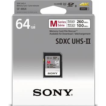 Sony SDXC 64 GB UHS-II U3 SF64M