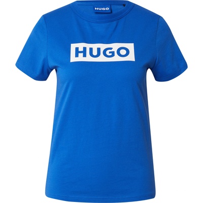 HUGO Тениска 'Classic' синьо, размер L