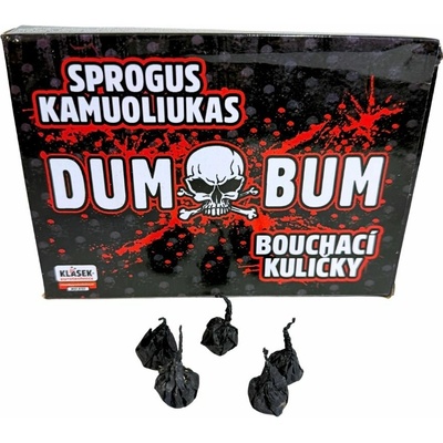 Dum bum dumbum veľké búchacie guľôčky 75 ks