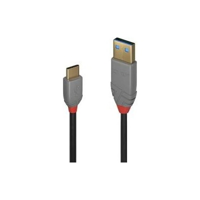 Lindy 36886 USB 2.0 A/C, 1m, černý