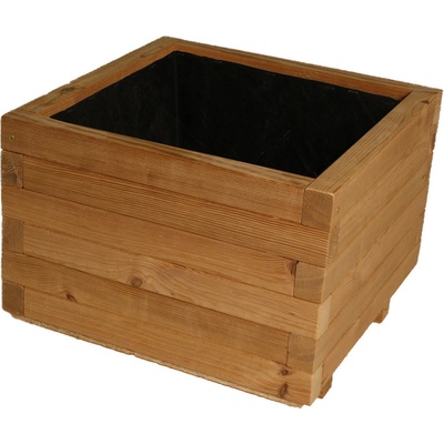 Krušnohorský nábytek Dřevěný květináč Flor Thermowood 1KVT1 37 x 37 x 31 cm borovice přírodní bez nátěru