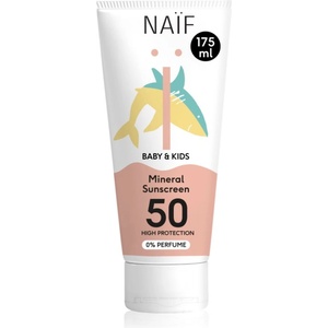 Naïf Baby & Kids Mineral Sunscreen SPF 50 0 % Perfume детски защитен крем 175ml