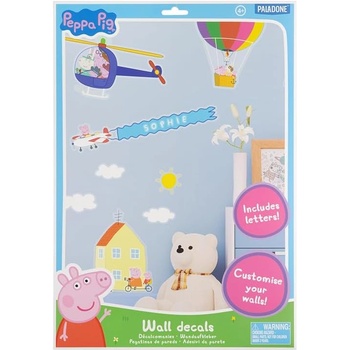Paladone Стикери за стена Paladone Animation: Peppa Pig - Chibi Characters (PP12786PP)