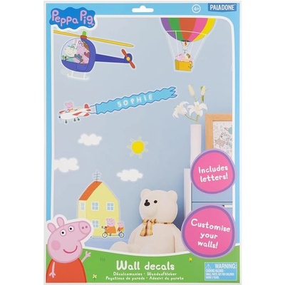 Paladone Стикери за стена Paladone Animation: Peppa Pig - Chibi Characters (PP12786PP)