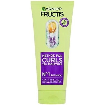 Garnier Fructis Method For Curls Shampoo 200 ml hydratační šampon pro suché vlnité a kudrnaté vlasy