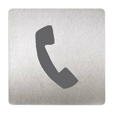 Piktogram Sanela telefon, nerez mat SLZN 44C