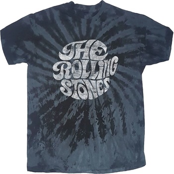 The Rolling Stones 70's Logo (Wash Collection) Dip-Dye On Black XL Риза (RSTS134MDD04)