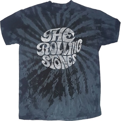 The Rolling Stones 70's Logo (Wash Collection) Dip-Dye On Black XL Риза (RSTS134MDD04)