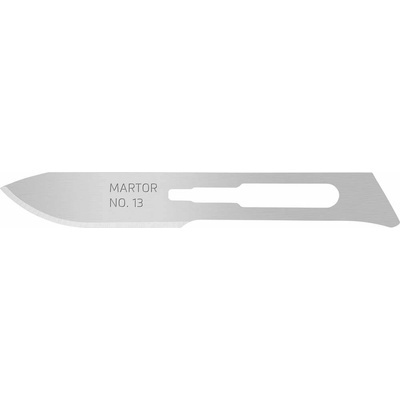 MARTOR SKALPELLKLINGE 13 Spezialschliff náhradné odlamovacie čepele 66 mm ocel 10 ks