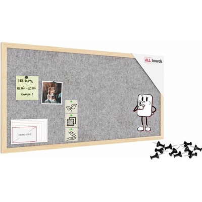 Allboards TFLIGHTG84G Textilní tabule 80 × 40 cm