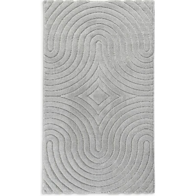 Takoy Koberec 60x100 cm ocelově šedý s reliéfním 3D vzorem VENUS BOHO 1-HF-489205 | 60 x 100 cm