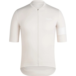 Rapha Мъжка фланелка с къс ръкав за колоездене Rapha Core Jersey Cycling jersey - Off / White / White (056-3756-1311)