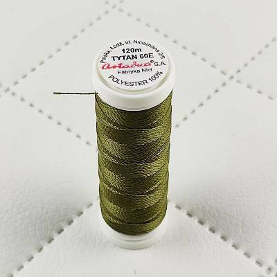 Šijacia niť Titan 60E 120 m farba khaki 2582 malá