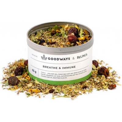 GoodWays Breathe&Immune bylinný čaj 65 g