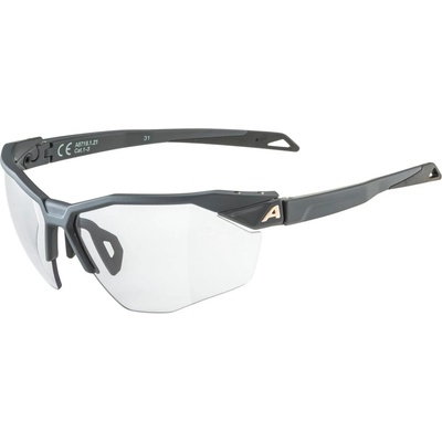 Alpina Очила за колоездене Alpina Twist Six HR V Cat. 1-3 Sunglasses - Midnight / Grey Matt / Varioflex Black - размер One Size (205-3733-0211)