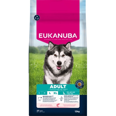 Eukanuba Adult Large losos a jačmeň 12 kg