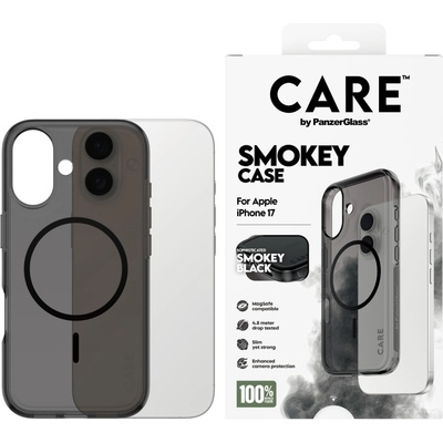 Panzer Гръб Care by PanzerGlass за iPhone 17, Flagship Case Urban Explorer Smokey w. Black MagSafe