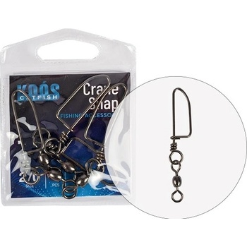 KOÓS Obratlík so sponou Crane Coastlock veľ. 4 x 8 4 ks