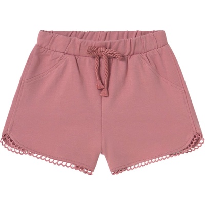 Mayoral dívčí šortky s krajkou růžová