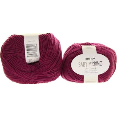 Drops Baby Merino 34 vřesová