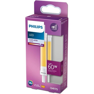 Philips LED žiarovka R7S 7,2W = 60W 850lm 4000K Neutrálna