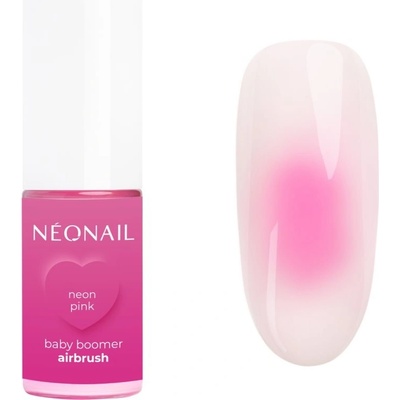 NeoNail Baby Boomer Airbrush farebný púder na nechty odtieň Neon Pink 5 g