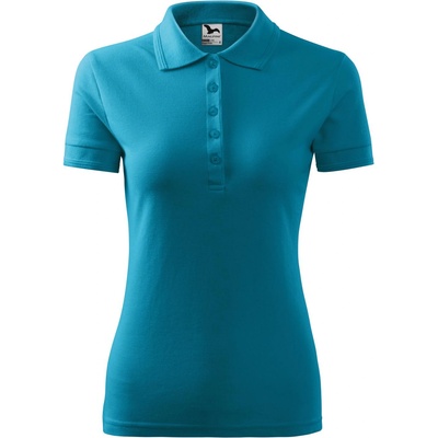 MALFINI Malfini pique polo 210 / Дамска поло риза - тъмнотюркоазена xs (2105912)