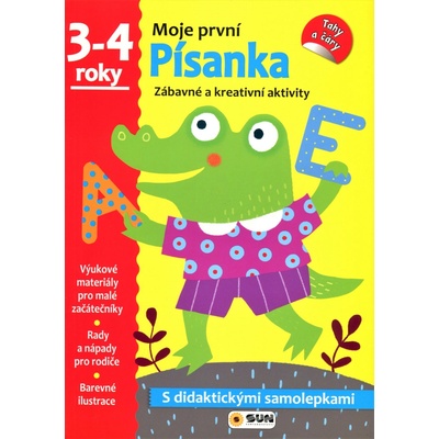 Písanka - 3-4 roky - samolepky (Moje první písanka)
