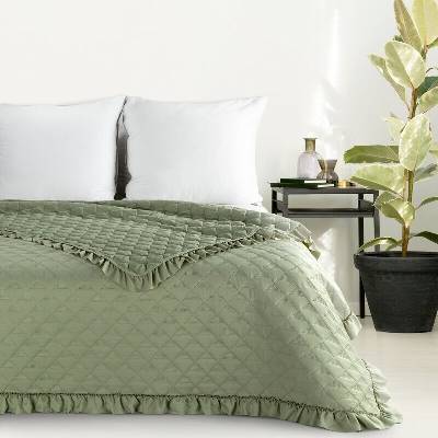 Takoy CLASSIC přehoz na postel VANESA lemovaný volánem, prošívaný-HF-459416 220 x 240 cm