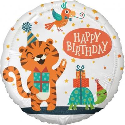 GoDan Фолиев Балон Тигър - Happy Birthday (FG-OBTG)