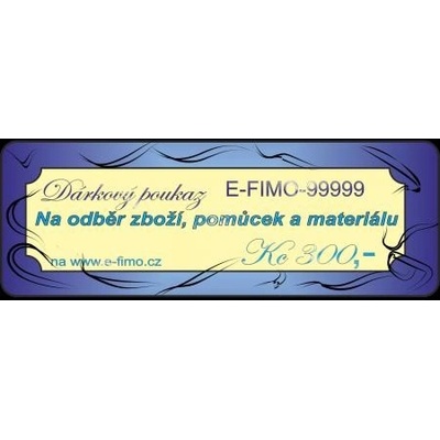 Dárkový poukaz Kč 300,-