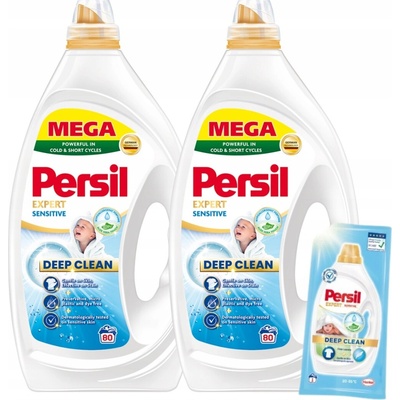 Persil Sensitive Expert Deep Clean gel na bílé prádlo 2 x 3,6 l 80 PD