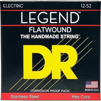 DR Strings Legend Flatwound Medium 12-52