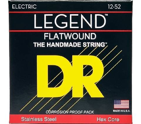 DR Strings Legend Flatwound Medium 12-52