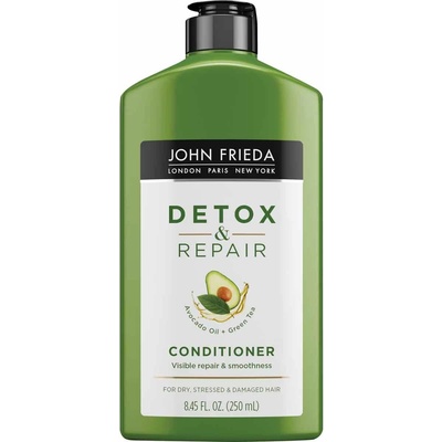 John Frieda Detox & Repair масло от авокадо балсам за коса за възстановяване 250 ml