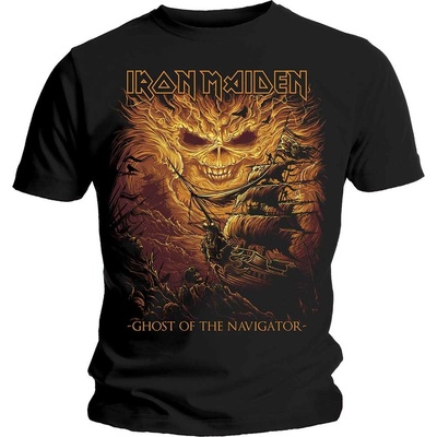 Iron Maiden tričko Ghost of the Navigator čierne
