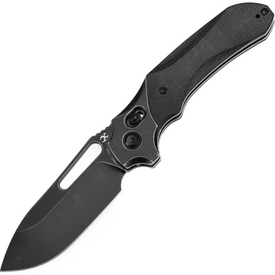 Kansept knives Quasar Blackwash 154CM 3CR,Black Micarta T1099V2