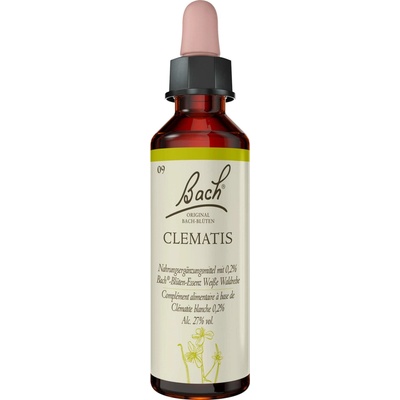 Bachovy originální květové esence Bílá lesní réva Clematis 20 ml