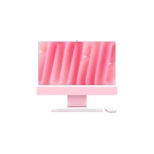 Apple iMac 24" Retina 4.5K Display с Apple M4 с 8-Core CPU, 8-Core GPU, 16GB RAM, 256GB SSD - Pink, Intl. Engl. клавиатура (Процесор: Apple M4 (10-core CPU, 10-core GPU)) (mwug3ze/a_imac24-cpu-10gpu)