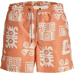 JACK & JONES Бански гащета Jack & jones Fiji Oceanday swimming shorts - Orange (Carnelian)