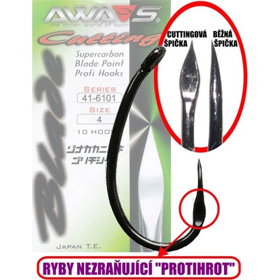 Awa Shima Cutting Blade 6101 Black Nickel vel.4 10 ks