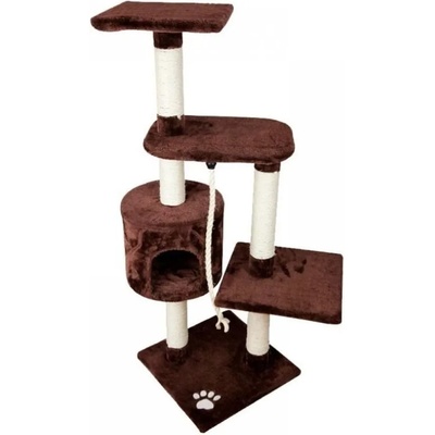 Драскало Катерушка за коте с три стойки и къща (10765)