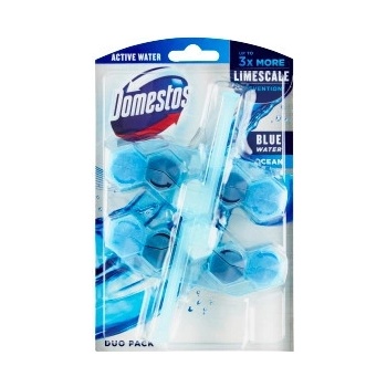 Domestos Power 5+ tuhý WC blok Ocean Active Blue Water 2 x 53 g