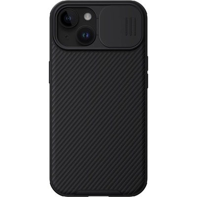 Nillkin CamShield Pro Magnetic Hard Case - хибриден удароустойчив кейс за iPhone 15 (черен)