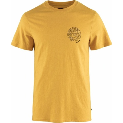 Fjällräven Hemp Blend Out Here T-shirt M Ochre
