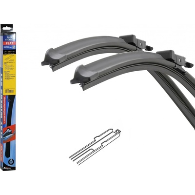 Compass Flat Set Slot 510+510 mm 10650