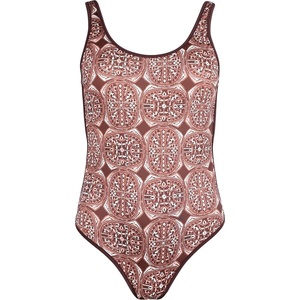 Oxbow Дамски бански костюм Oxbow Women's Darts One Piece Swimwear Swimsuit - Hazy Pink - размер XL (150-5823-0115)
